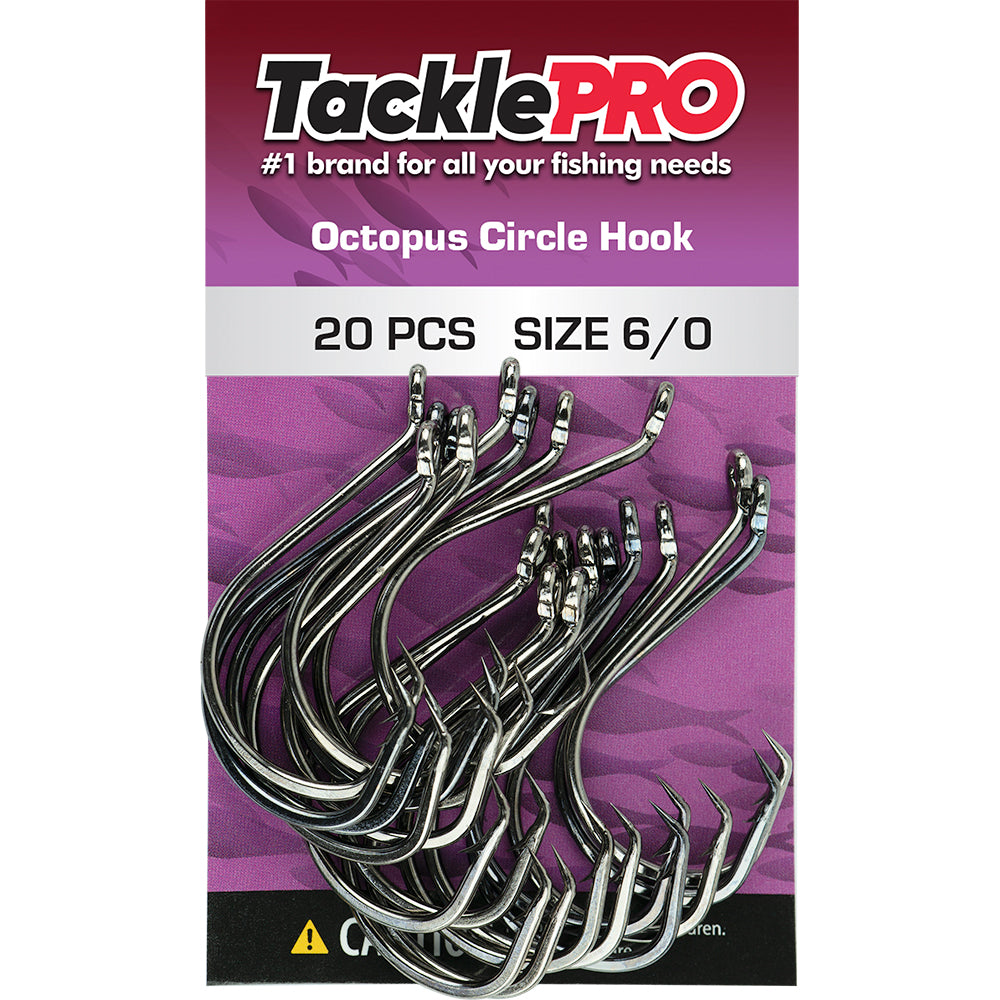 TacklePro Octopus Circle Hook 6/0 - 20pc