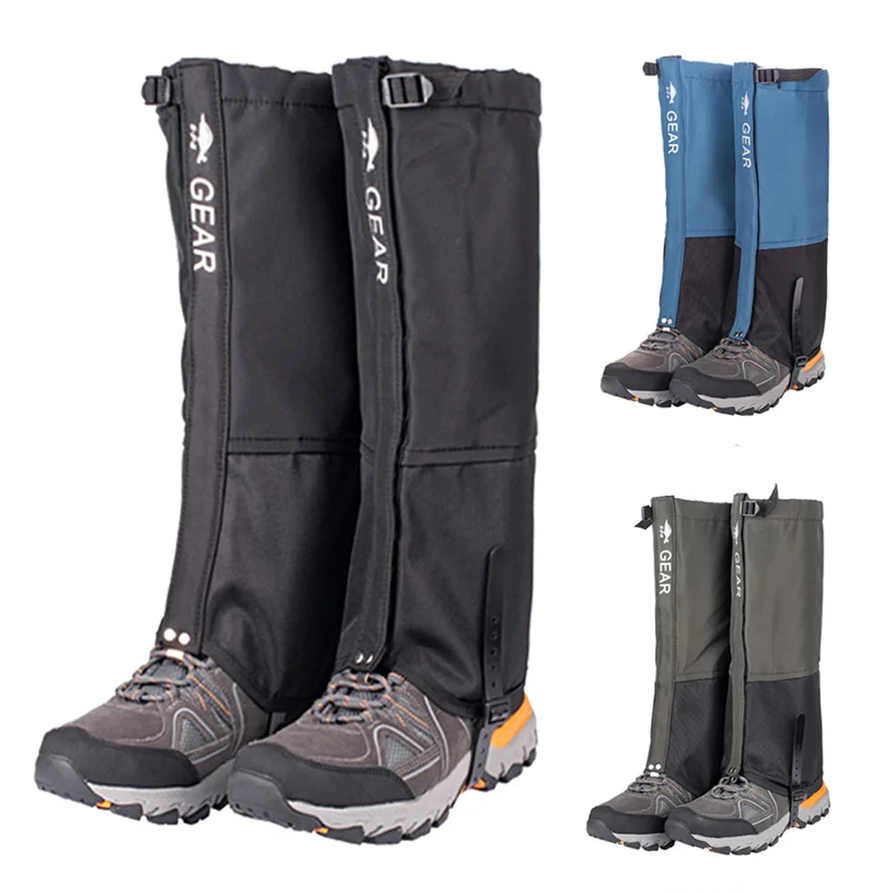 Waterproof Hiking Leg Gaiters – Durable Outdoor Leg Warmers for Winter Travel, Camping & Climbing