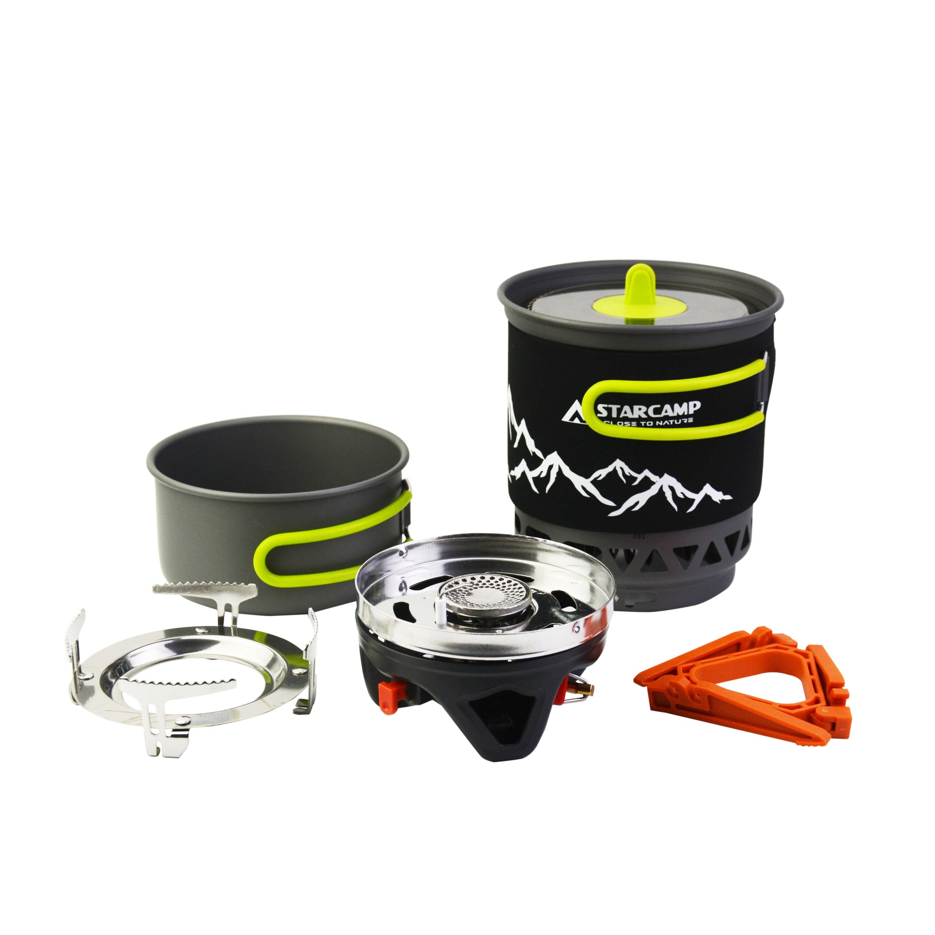 STARCAMP 1000+500ml Outdoor Camping Cooking System Hiking Fastboil Jet Cooker Gas Stove (Copy)