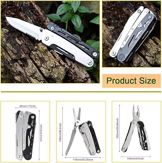 UNCVD Multitool with detachable accessories