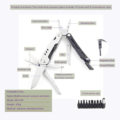 UNCVD Multitool with detachable accessories