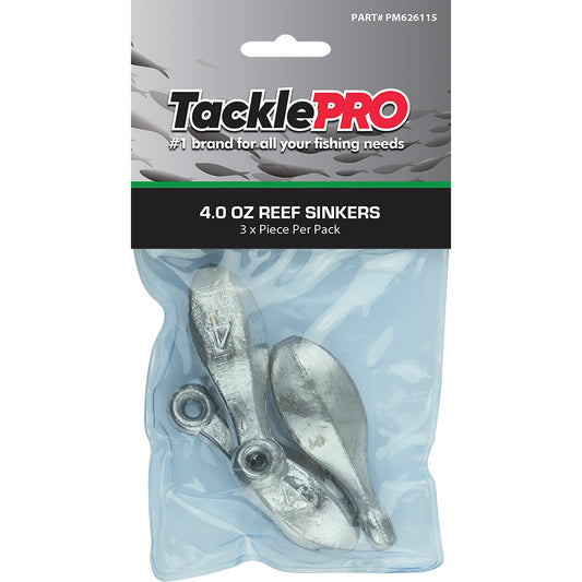 TacklePro Reef Sinker 4.0oz - 3pc