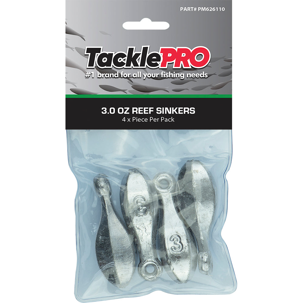 TacklePro Reef Sinker 3.0oz - 4pc